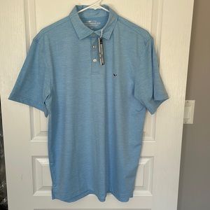 Vineyard Vines “on the go Sankaty Polo sizeM Color Ocean Breeze Tejeda